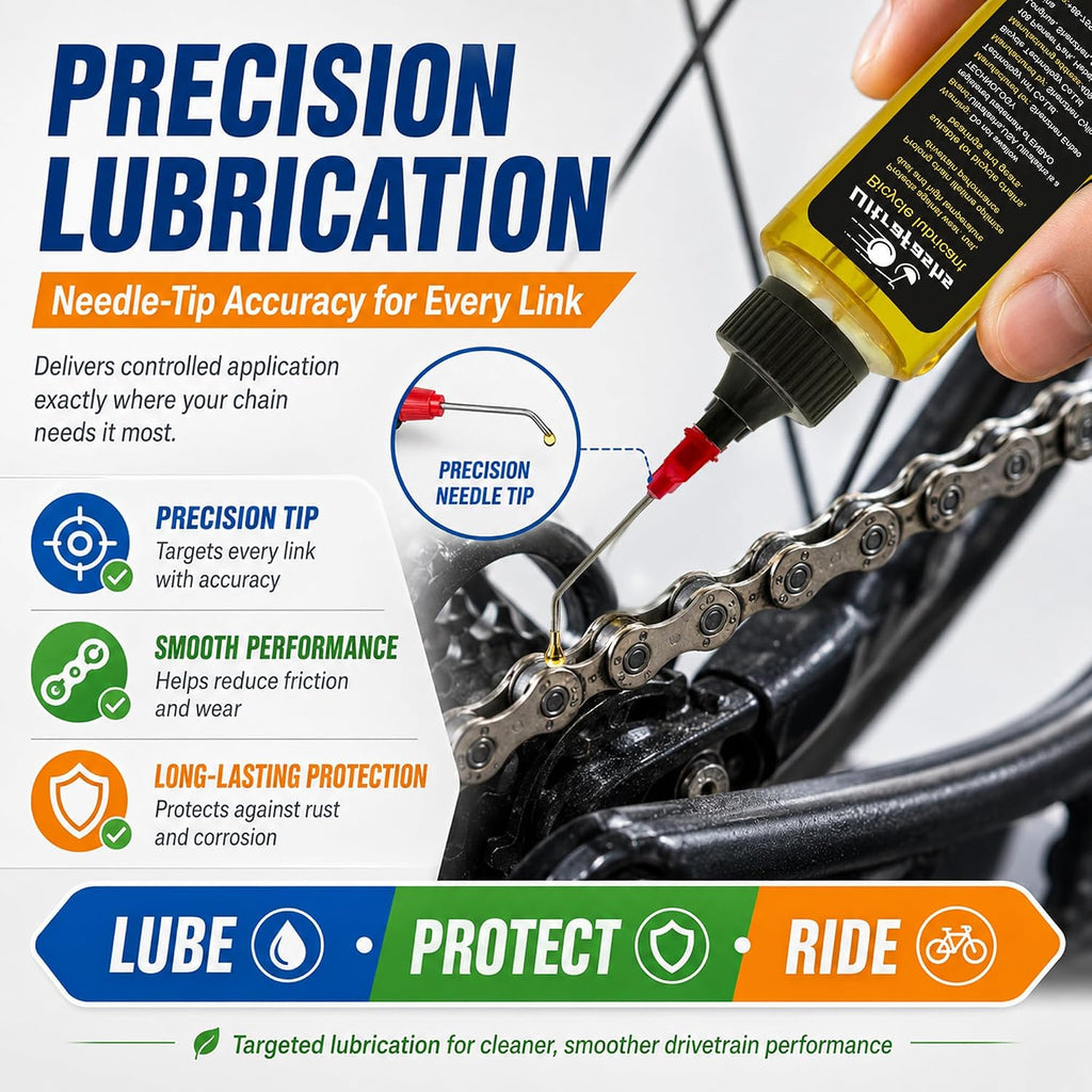 Bike Chain Cleaner Kit with Bicycle Chain Degreaser,Scrubber,Lubricant
