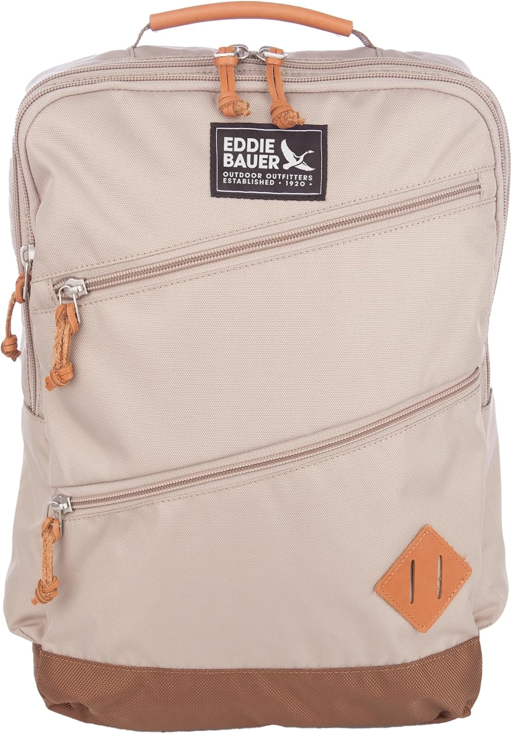 Eddie Bauer Bygone Backpack Retro Design Laptop Sleeve Travel Work Hiking Durable Nylon 25L Terracotta