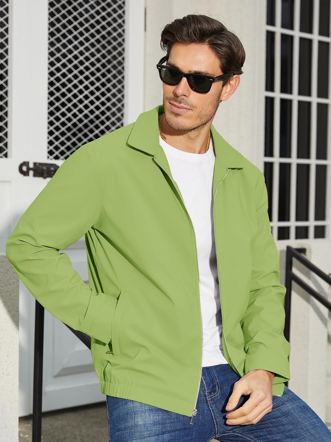 TACVASEN Men's Lightweight Jacket Fall Water-repellent Windbreaker Jackets