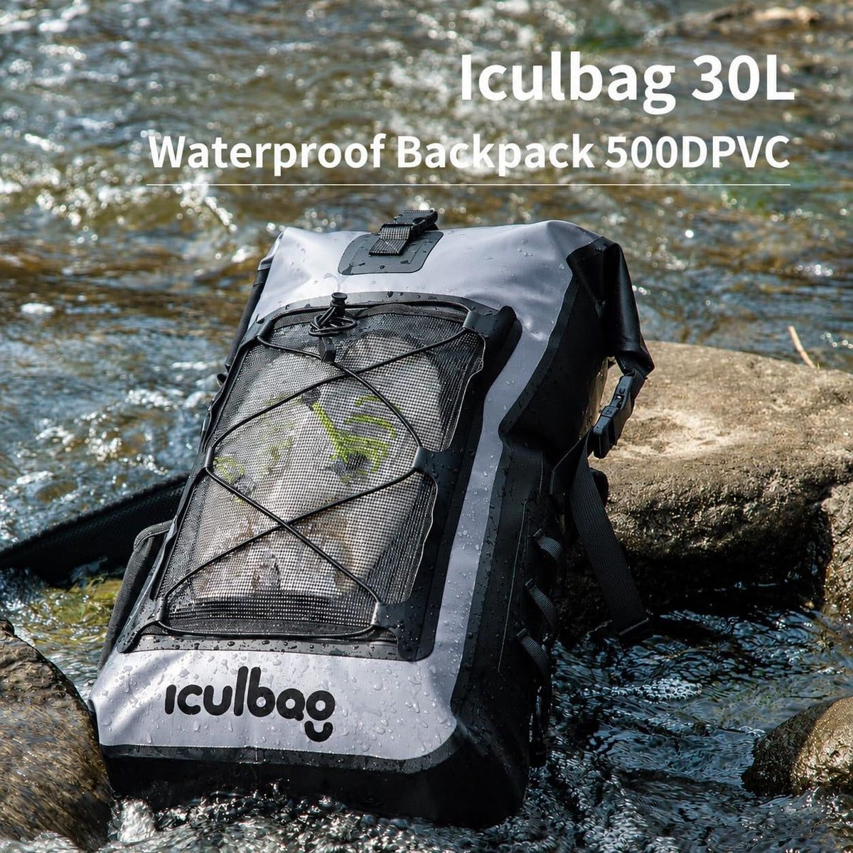 Dry Bags Waterproof Backpack for Women Men Travel Dry Bag Backpack Warterproof Bag for Kayaking Beach Boating 30L/40L