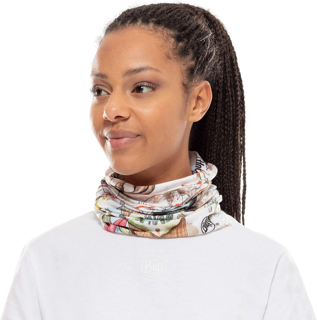 BUFF Original EcoStretch Neck Gaiter, UPF 50 Sun Protection, Breathable, Versatile, Quick Dry Face Mask, Adult Size