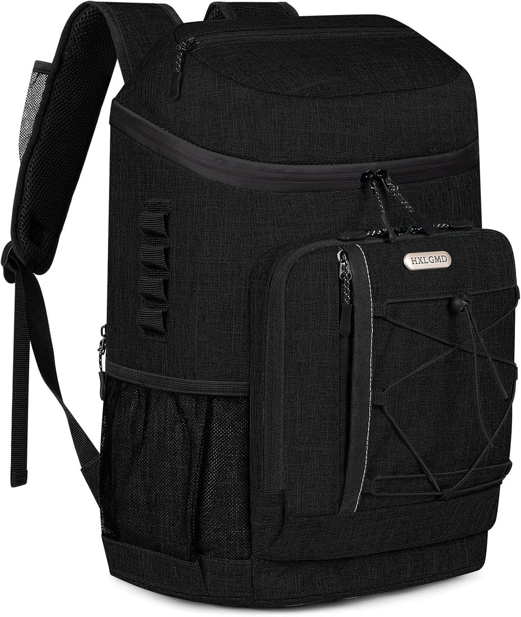 HXLGMD Backpack Coolers Insulated Leak Proof 30 Cans, Soft Sided Insulated Cooler Bags Ice Chest Backpack for Beach Travel Camping, with Reusable Ice Packs