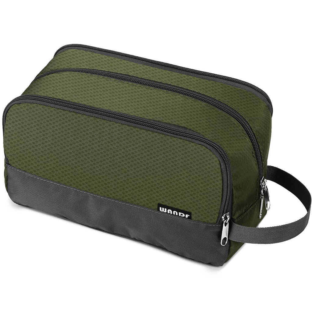 WANDF Travel Toiletry Bag for Men, Small Dopp Kit for Toiletries