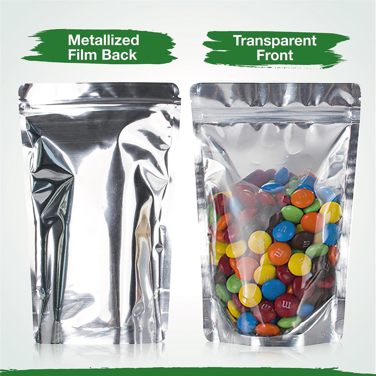 4x6 Mylar Bags for Food Storage with 7.5mil Thick - Pack Of 100