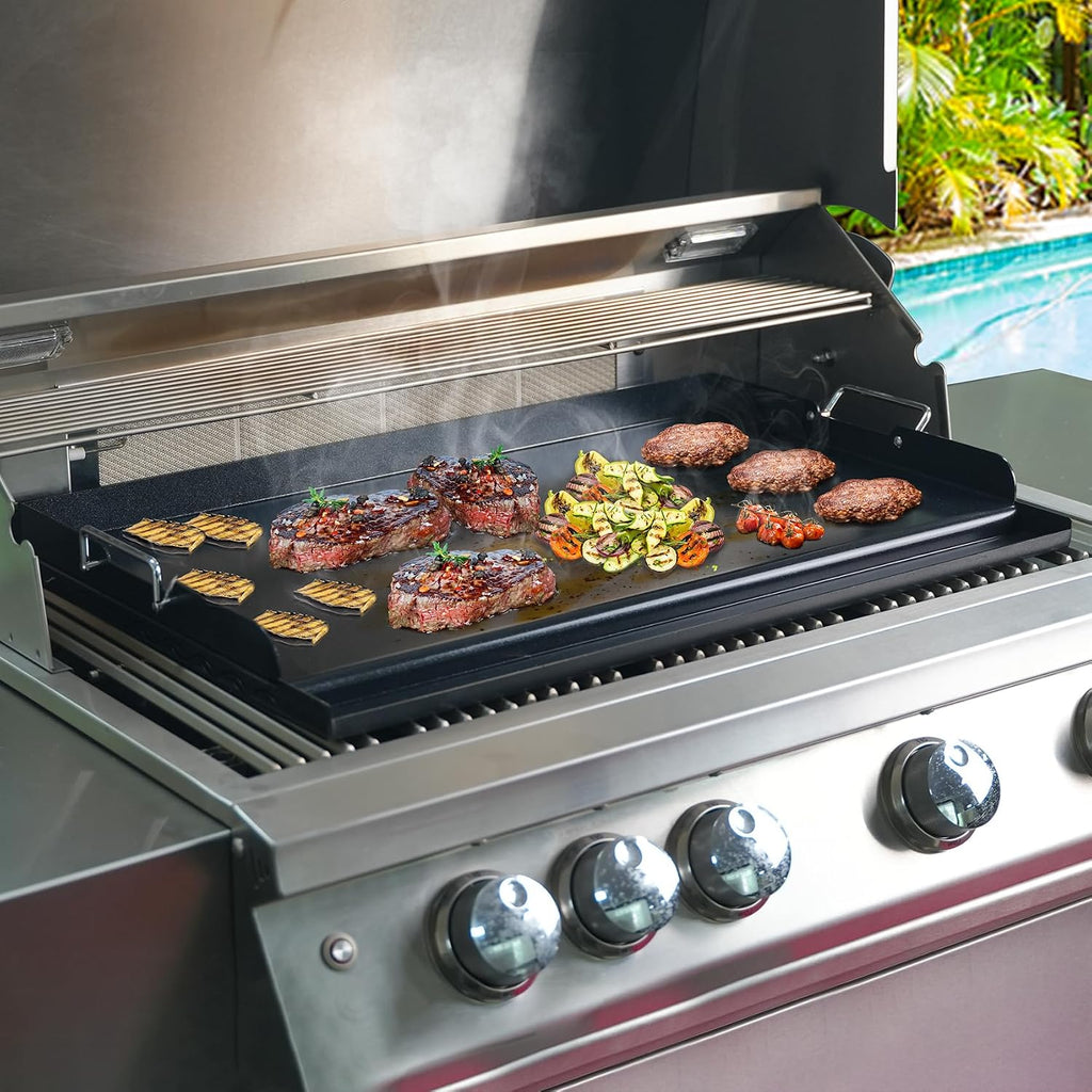 Skyflame Nonstick Griddle Top for Gas Grill, 25"x16"