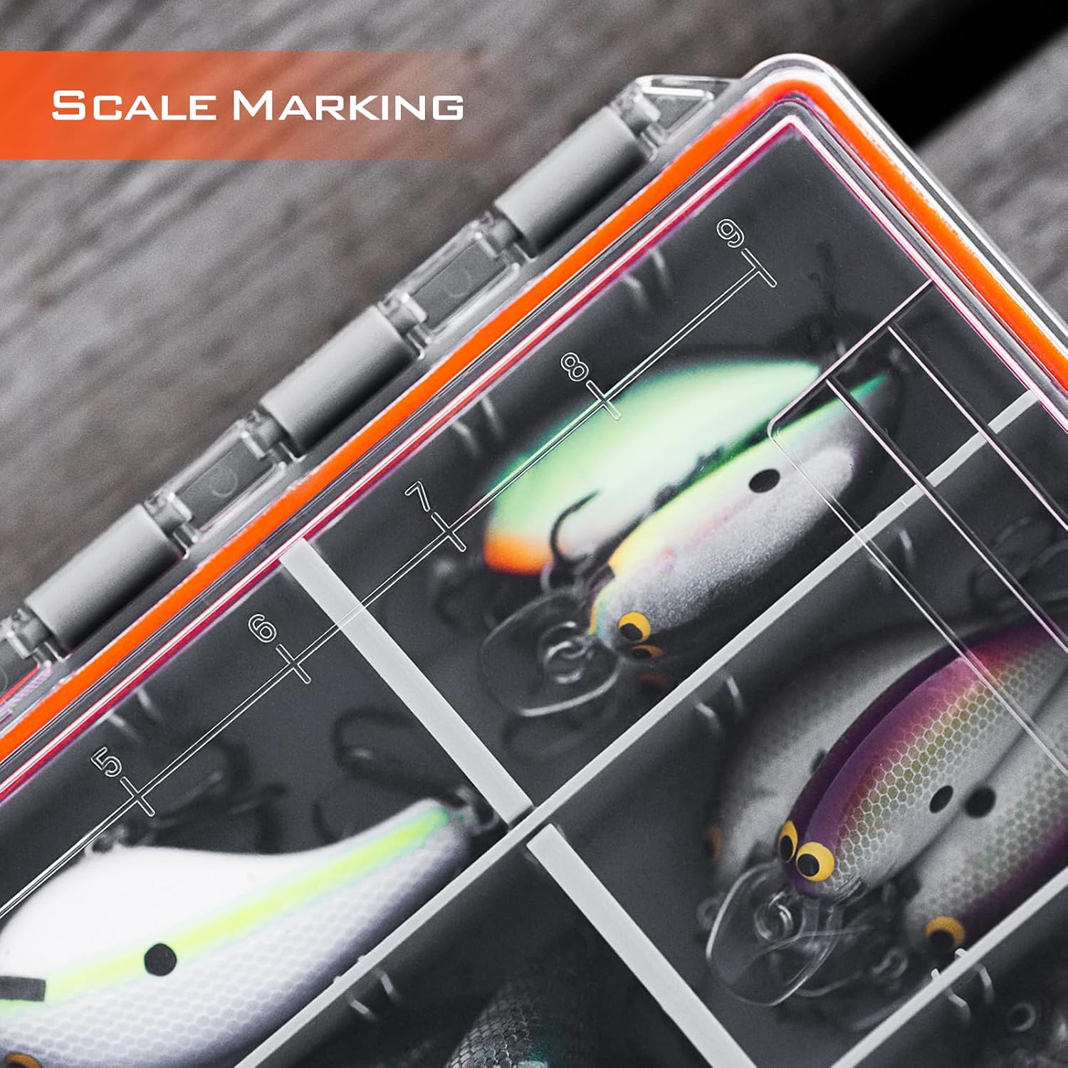 KastKing HyperSeal Waterproof Tackle Box, 3600 Tackle Trays