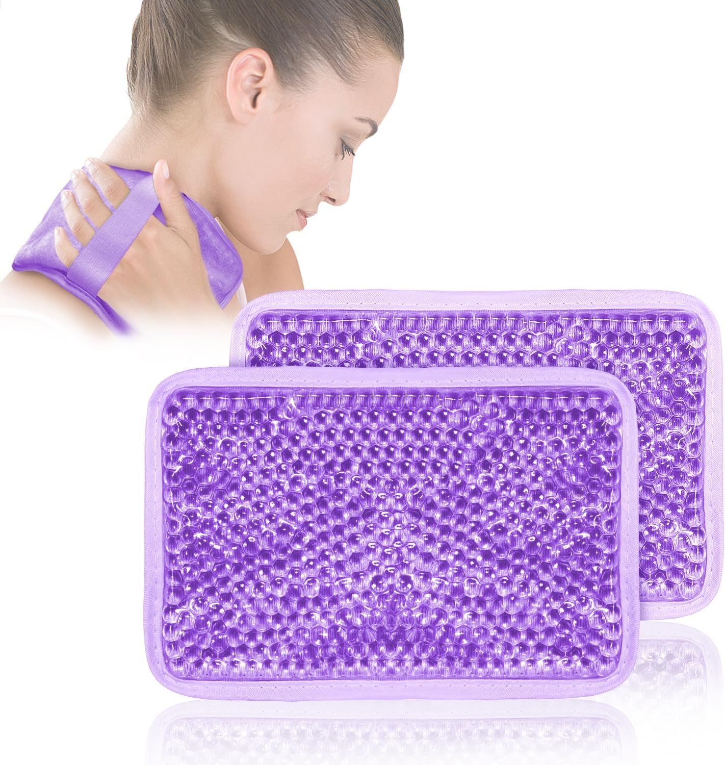 Ice Packs for Injuries Reusable, Hot & Cold Therapy
