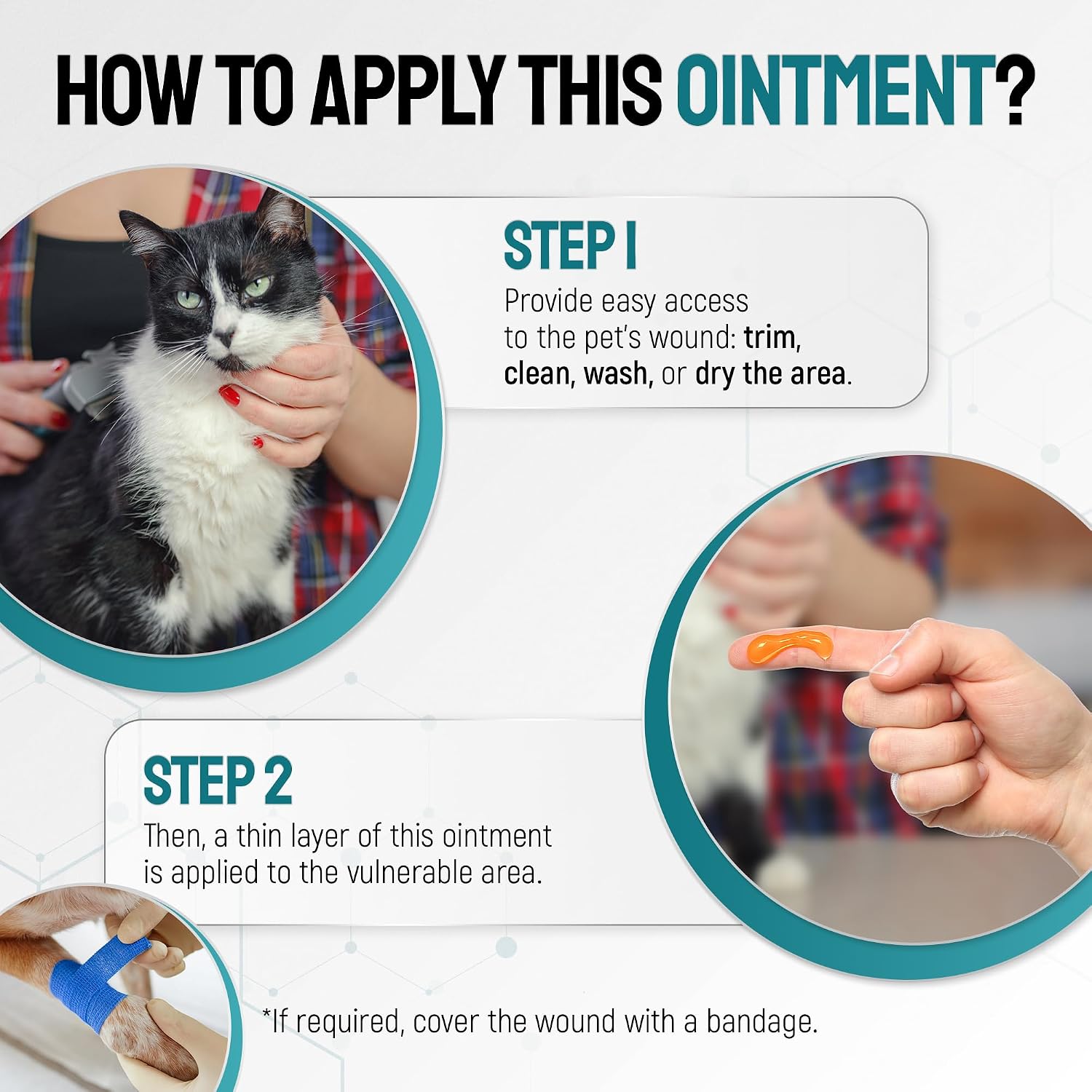 SILVER GRADE Dog Wound Care Ointment with Silver & Calendula for Scratches, Irritations, Bites – Feline & Canine Hot Spots Treatment in a Gel Form – Wound Antibiotic Ointment for Dogs & Cats – 2 Oz