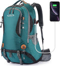 G4Free 50L Hiking Backpack Waterproof Daypack Outdoor Camping Climbing Backpack with Rain Cover for Men Women