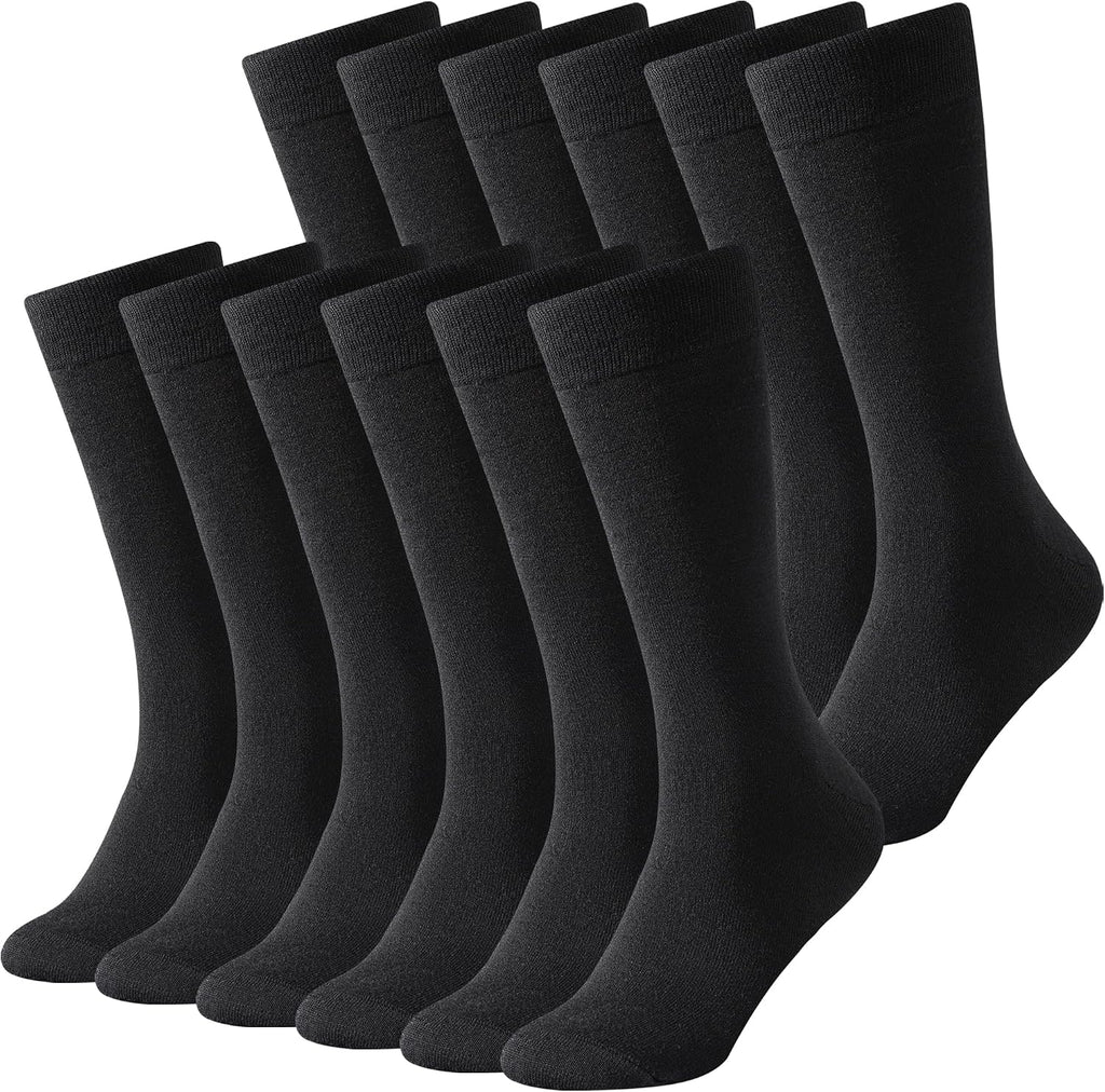 BONANGEL Thin Merino Wool Socks for Men, Lightweight Dress Hiking Socks