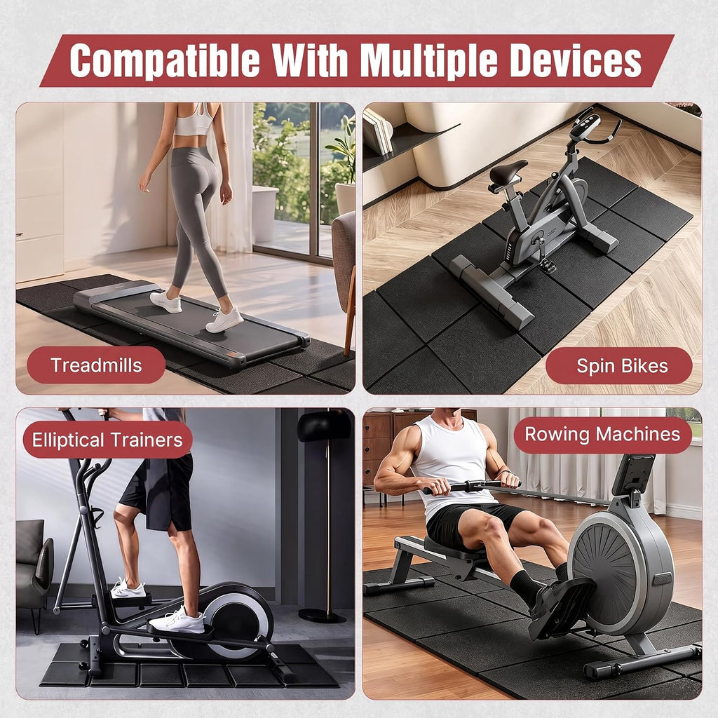 Treadmill Mat, Carpet Hardwood Floor Protect, Walking Pad, 55 × 24"