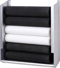 Zonon Wall Mounted Foam Roller Holder, Storage Rack Holds 4-6 Rollers Heavy Duty Meta Wall Organizer Home Gym, Gym, Workout Room