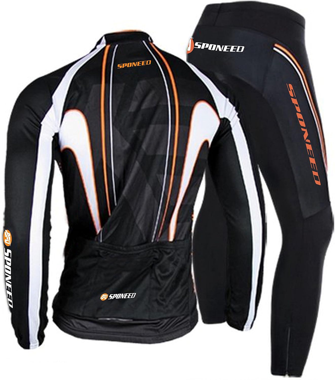 Men's Cycling Cothing Sets Long Sleeved Bicycle Jersey and Pants Kits Road Bike Cyclist Wear