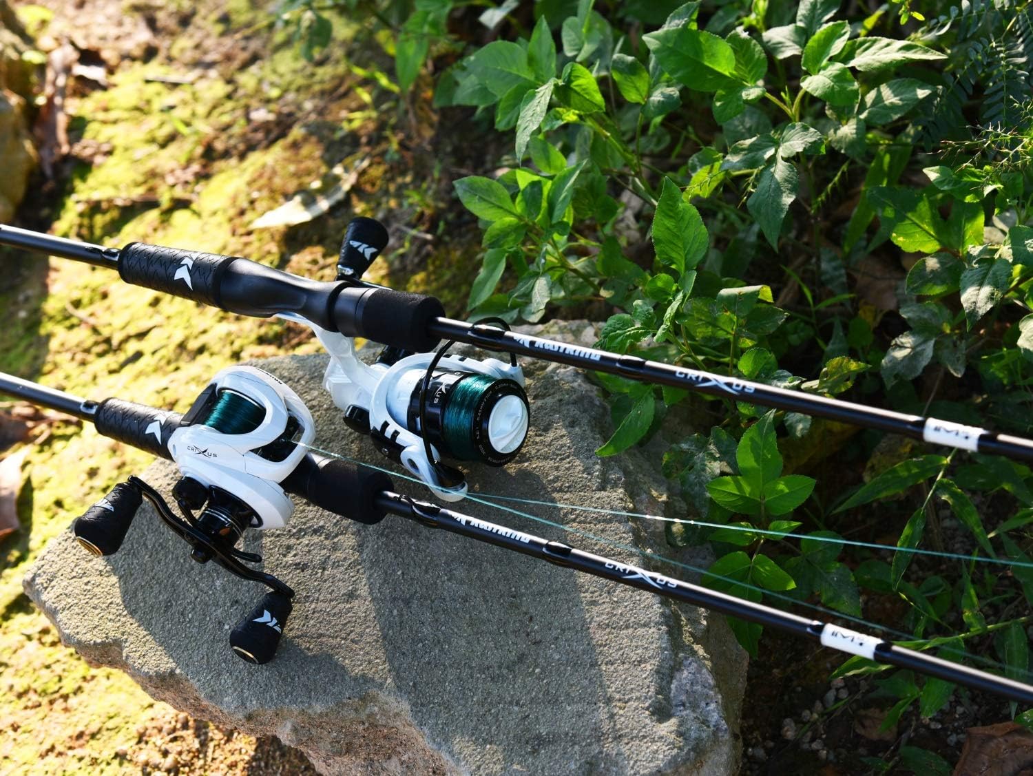 KastKing Crixus Baitcaster & Spinning Fishing Rod and Reel Combo