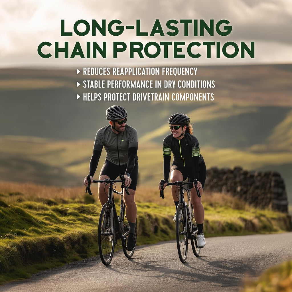 Gear Hugger - Dry Lube and Degreaser - Eco-Friendly & Long-Lasting Bike Chain Cleaner – Plant-Based Bike Lubricant, No Petroleum, No PTFE