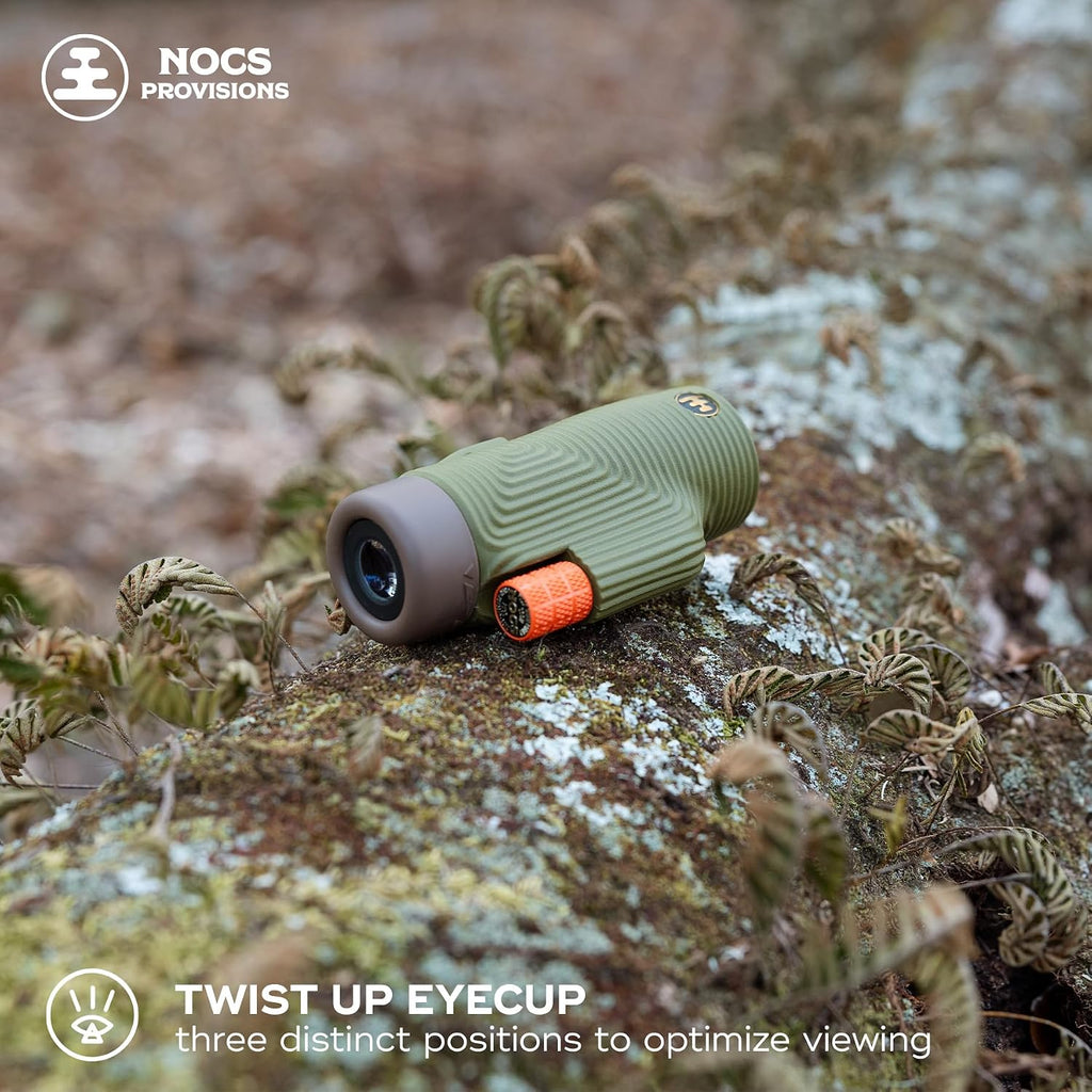 Nocs Provisions Zoom Tube 8x32 Monocular, Bird Watching & Backpacking