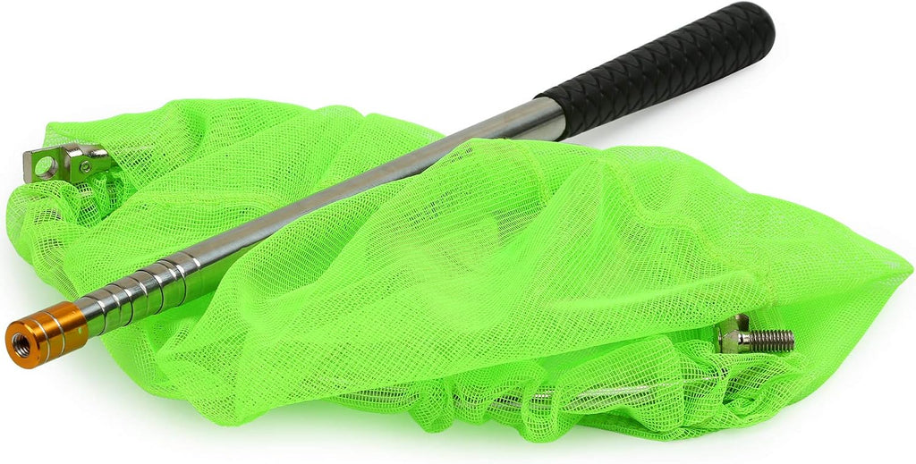 RESTCLOUD Bait Net and Fishing Landing Net with Telescoping Pole Handle Extends to 59 inches