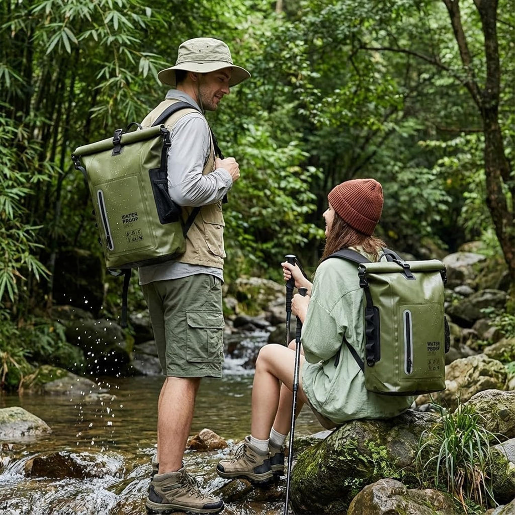 Waterproof Dry Bag 25L Backpack for Kayaking Boating Paddle Boarding