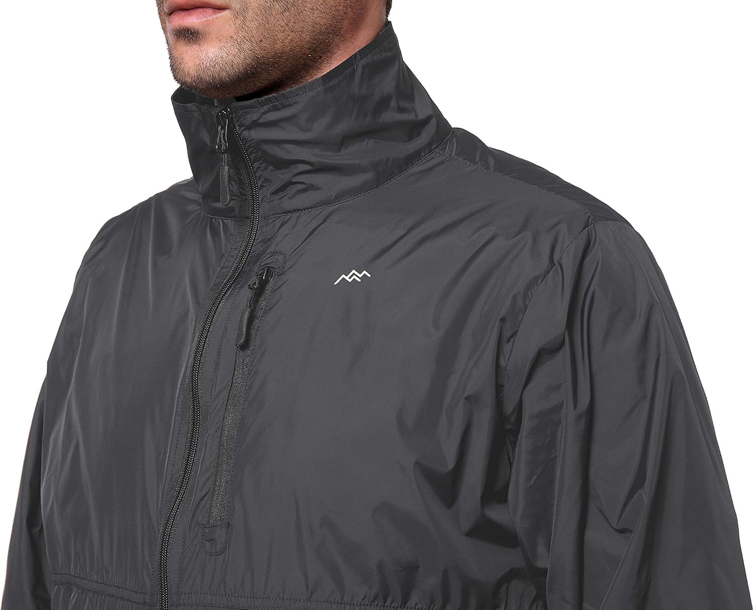 TRAILSIDE SUPPLY CO. Mens Windbreaker Jackets Lightweight Packable Jacket
