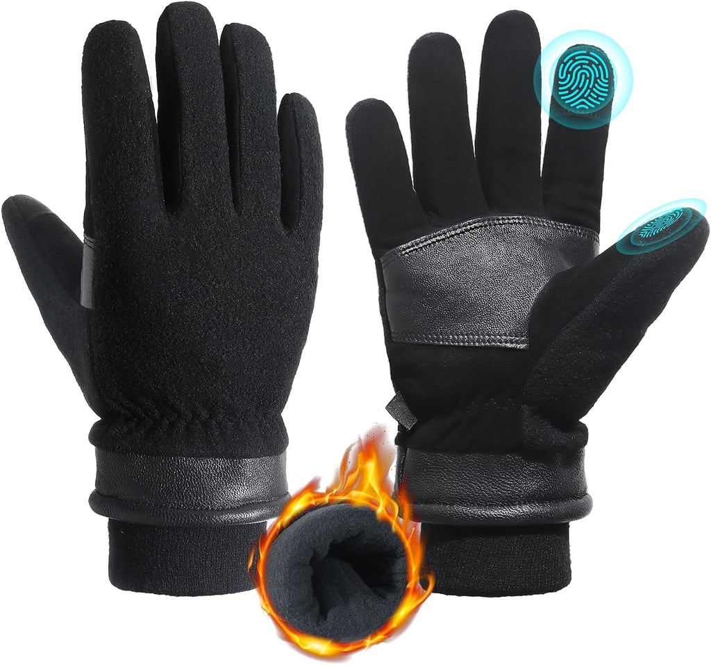HANDLANDY Winter Work Gloves, 3M Thinsulate Waterproof Insulated Gloves