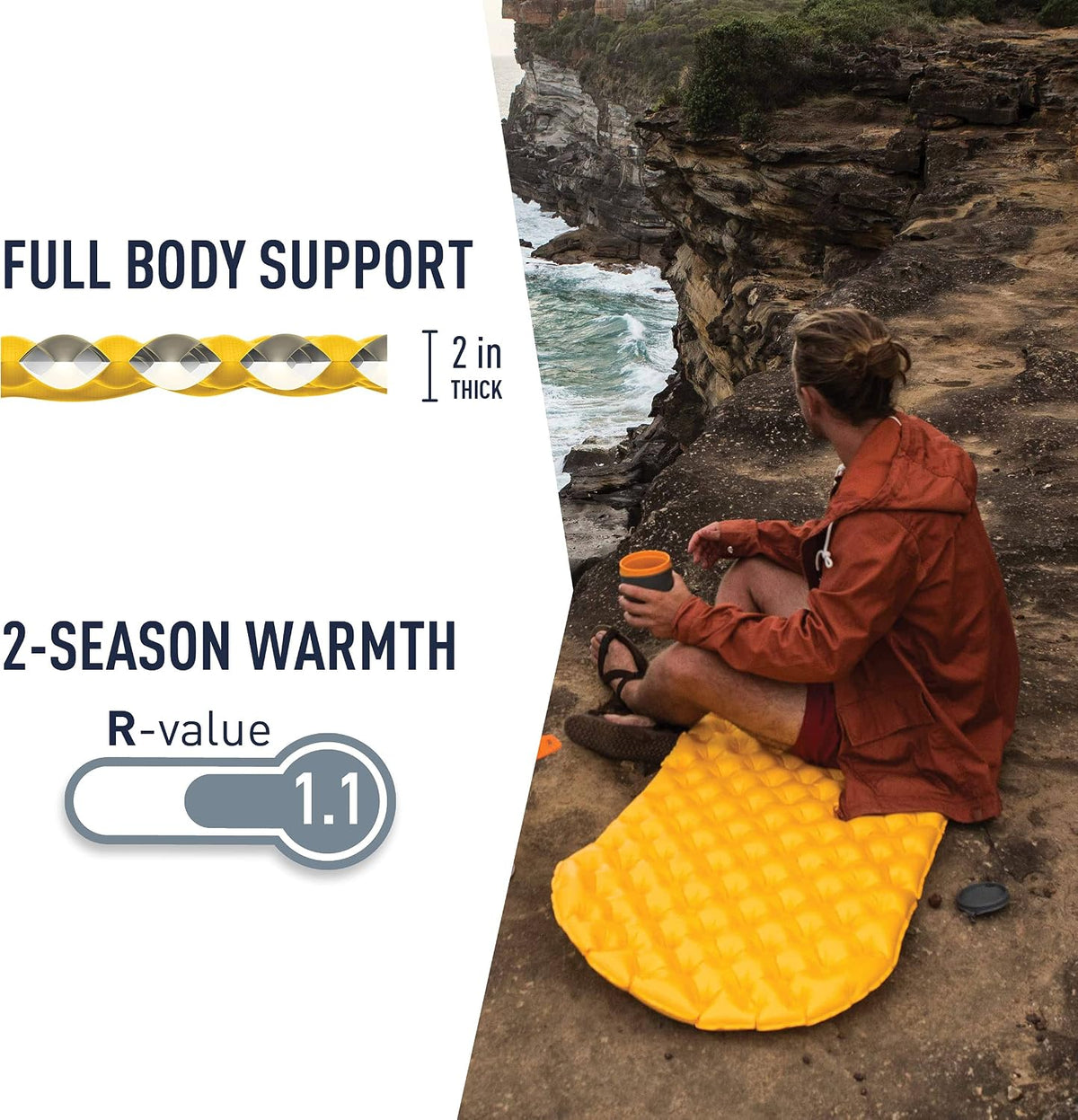 Sea to Summit Ultralight Backpacking Air Mattress, Regular