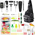 Sosation 134 Pcs Fishing Tool Beginner Starter Kit