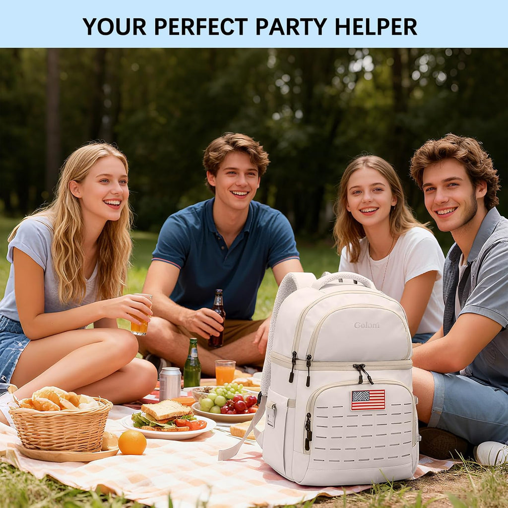 Cooler Backpack, Waterproof Insulated Backpack Cooler for Men Women Lunch, Camping, Beach, Picnic, Outdoor