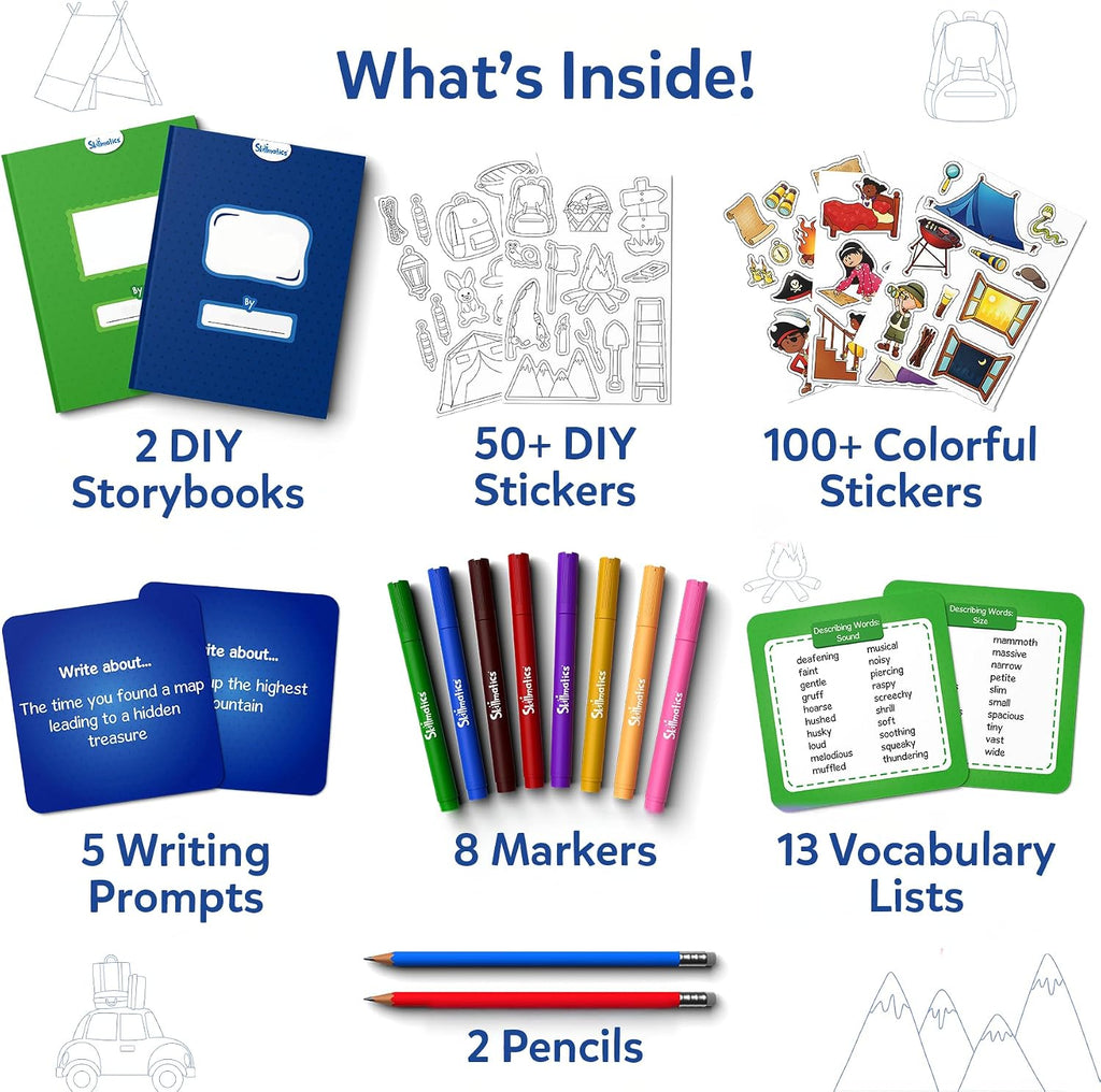 Skillmatics Storybook Art Kit – Adventures, Writing Activity, Gift for Kids