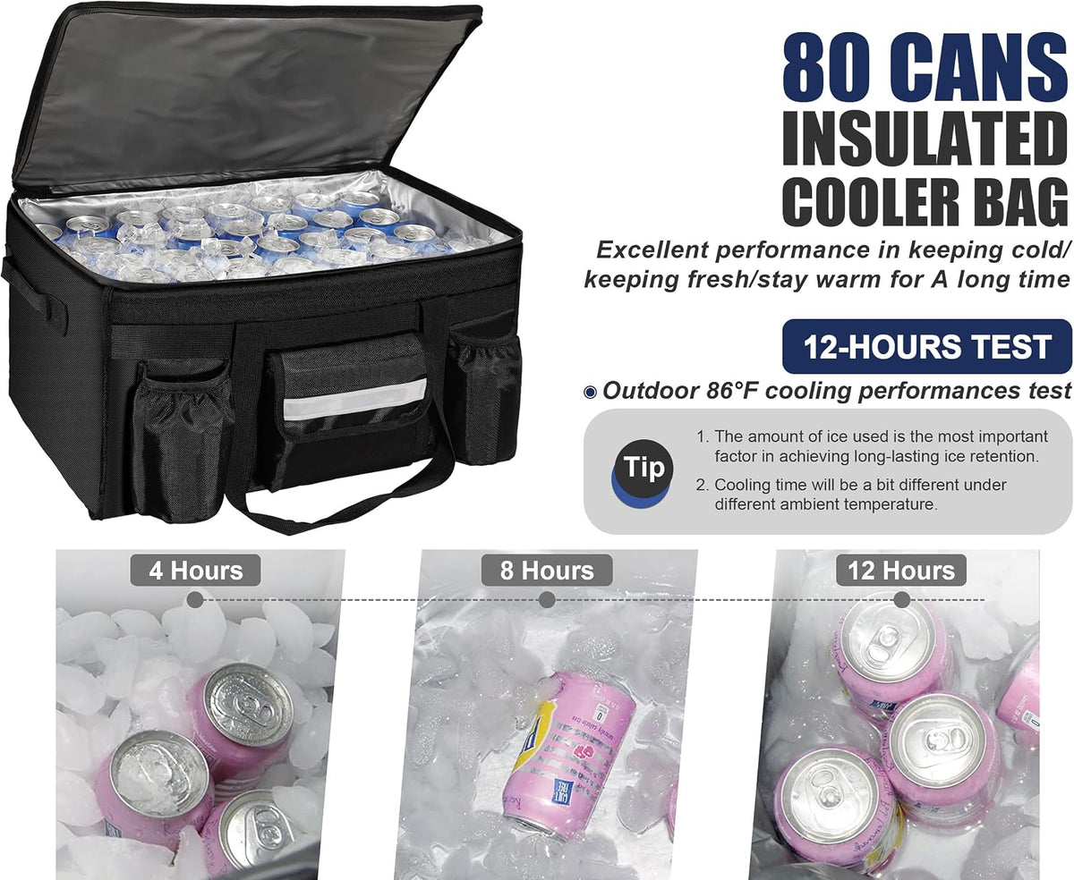 MyLifeUNIT Insulated Cooler Bag for Food Delivery Bags
