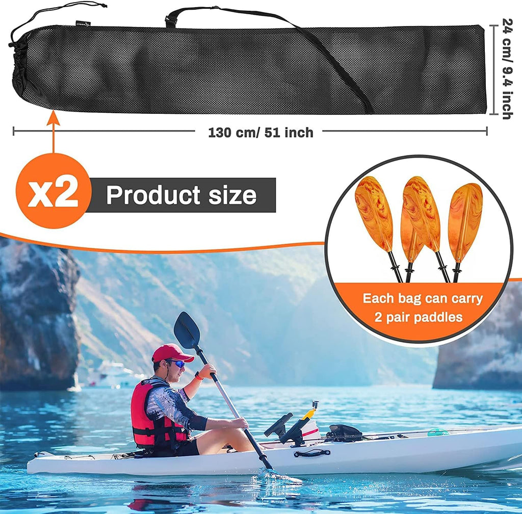 Kayak Paddle Bag, 51" Mesh Storage Bag
