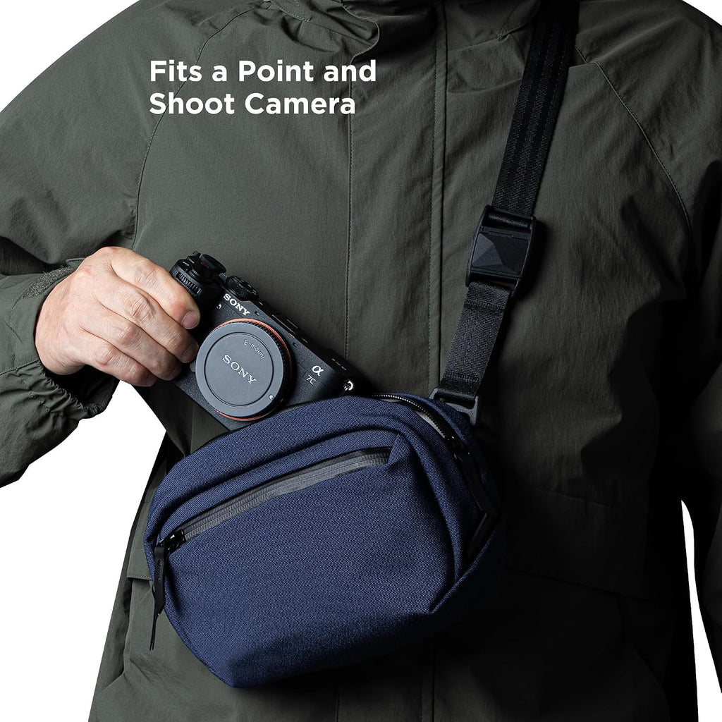 ALPAKA Go Sling Nano 1.6L Compact Camera Sling Bag for Men - EDC Crossbody Bag for Point & Shoot Cameras
