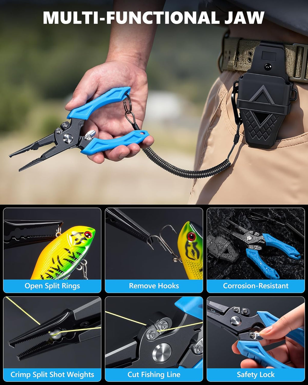 Fishing Tool Kit, Fishing Gear and Gifts for Men