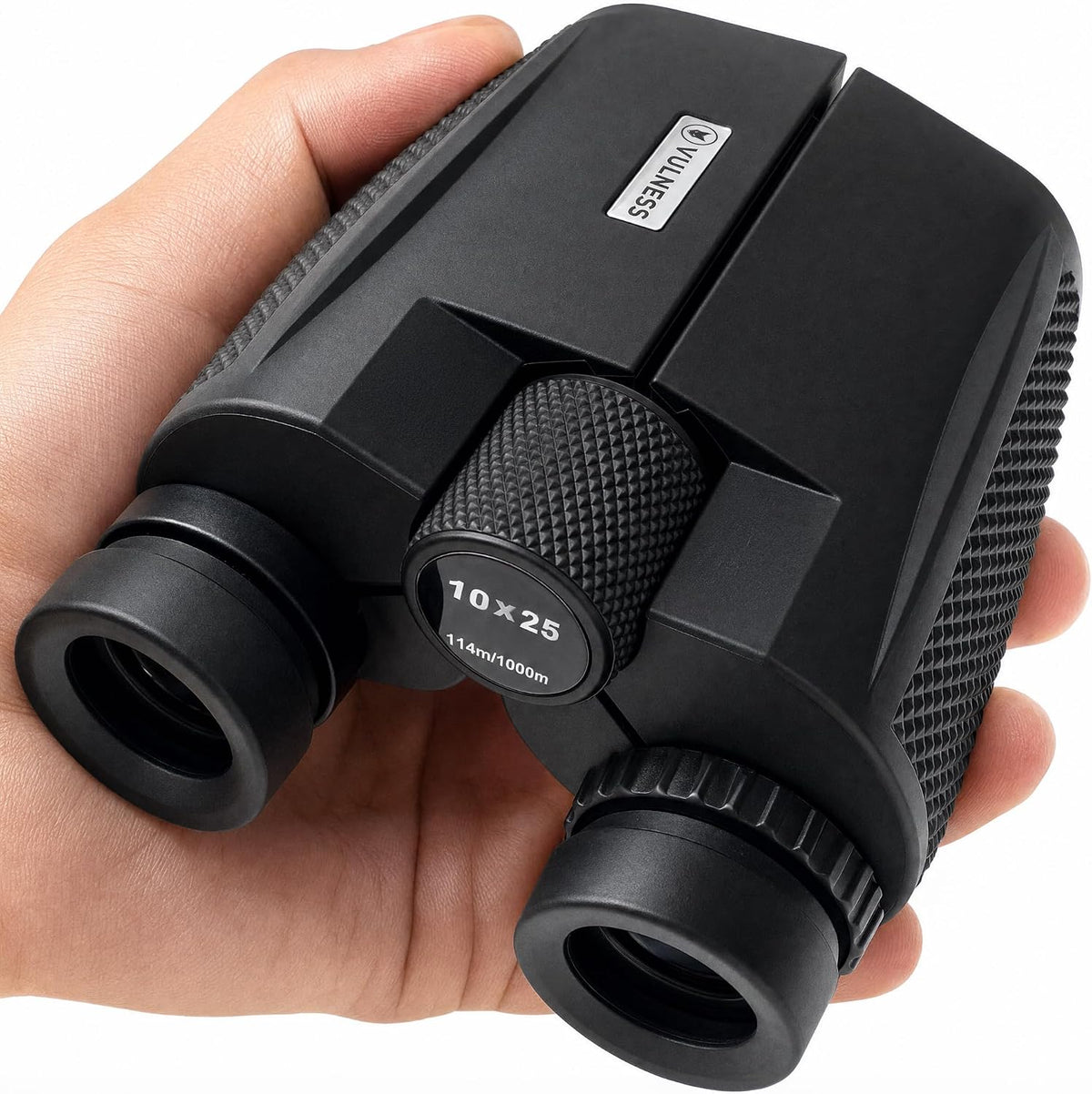 VULNESS 10x25 Binoculars for Adults, Compact for Bird Watching & Cruises