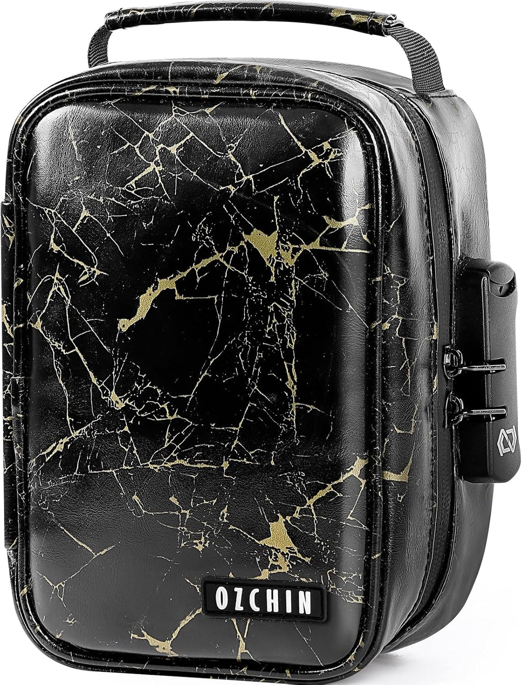 OZCHIN Smell Proof Bag with Combination Lock File Organizer Case Container Medicine Odorless Storage Lock Box Great Gift for Friend