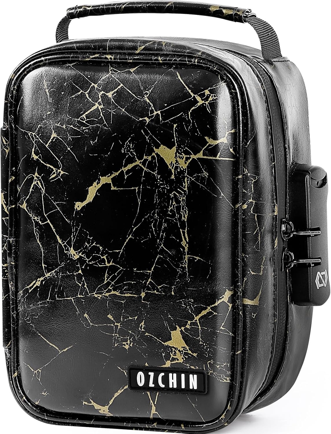 OZCHIN Smell Proof Bag with Combination Lock File Organizer Case Container Medicine Odorless Storage Lock Box Great Gift for Friend