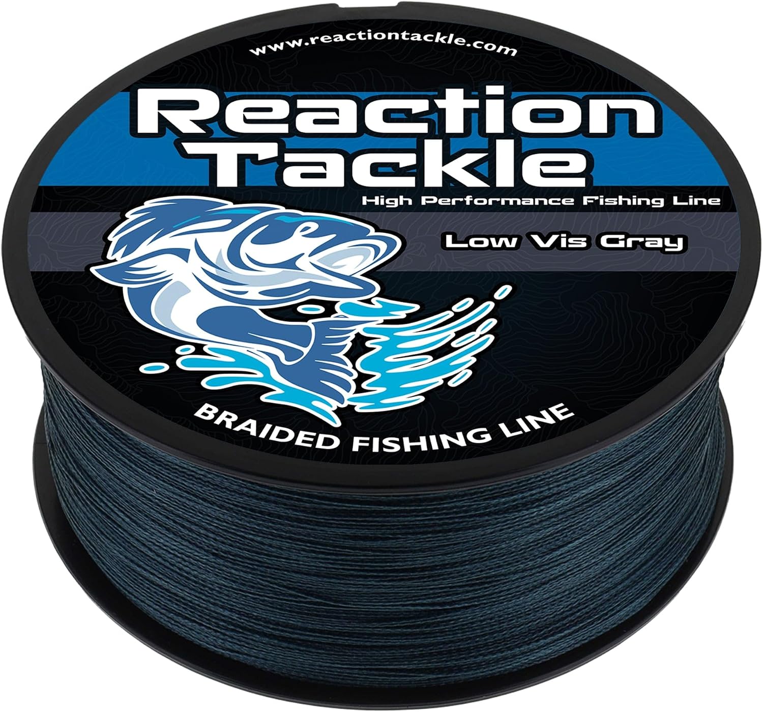Reaction Tackle Braided Fishing Line - Pro Grade Power Performance for Saltwater or Freshwater Fish - Colored Fishing Line Braid for Extra Visibility