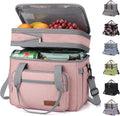 Maelstrom 23L Insulated Lunch Box, Expandable Double Deck Cooler Bag