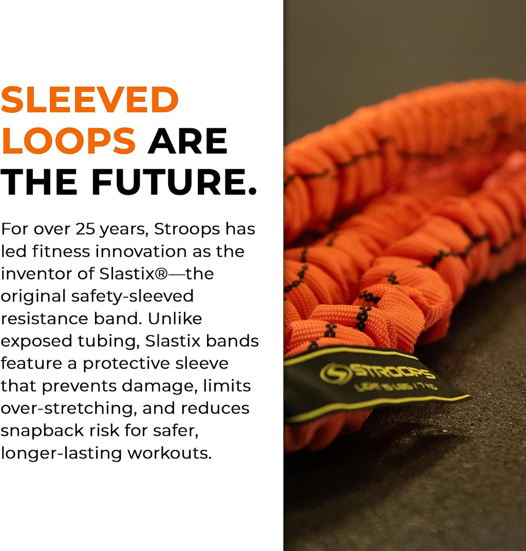 Stroops Deluxe Loop Slastix Resistance Bands for Full Body Workouts