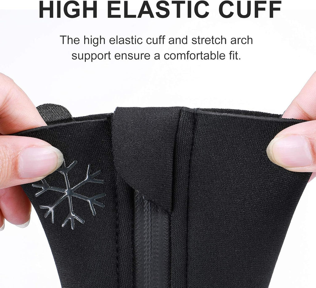 Cycling Shoe Covers Cold Weather for Men Women - Waterproof Shoe Covers Winter Outdoor Sports - Rain Cycling Overshoes, Road/Mountain Bike Booties