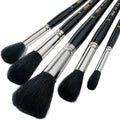 Silver Brush Limited Silver Mop Black Round Paintbrush Set, 5pc