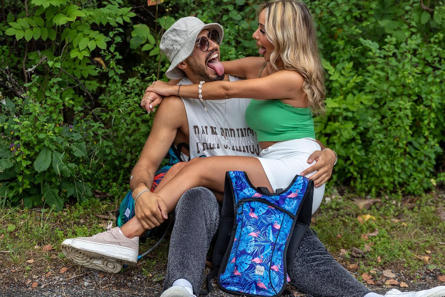 Vibe Festival Gear Rave Hydration Pack Backpack with 2L Water Bladder for Women Men – Festival Hydropack, Hydro Pack, Leak Proof, Lightweight – Teens, Party, Hiking, Running, Outdoor Sports
