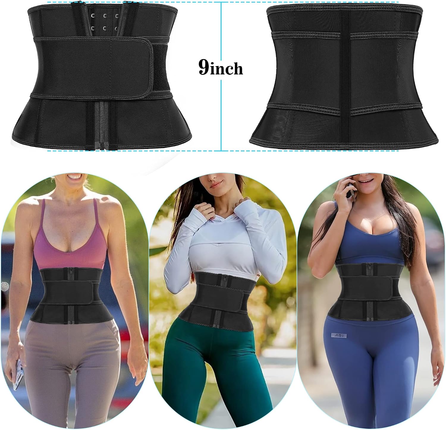 Short Torso Waist Trainer for Women Faja Body Shaper
