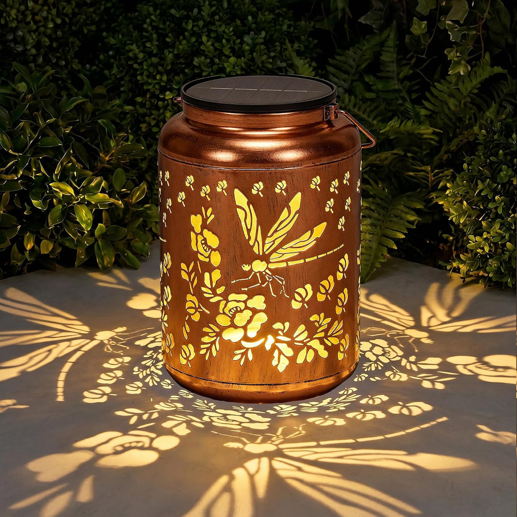 Dragonfly Solar Lanterns Outdoor Waterproof, Birthday Day Gifts for Women