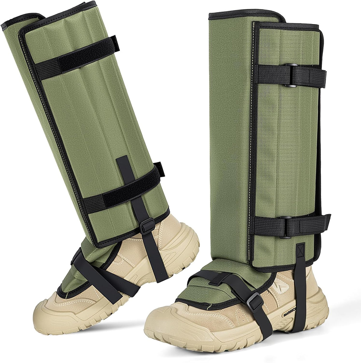 Glamgen Snake Hunting Gaiters for Men, Gaiters for Hiking Waterproof, Adjustable Snake Bite Protection for Lower Legs, Fits for Hunting, Hiking Outdoor and Farm Work Men & Women