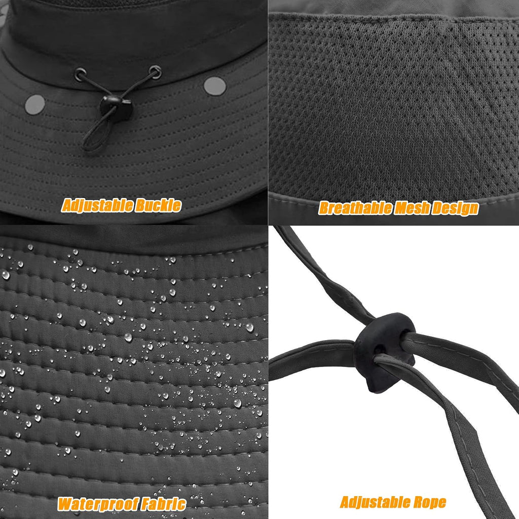 Fishing Hat for Men & Women, Sun Protection Hat with Face Cover & Neck Flap