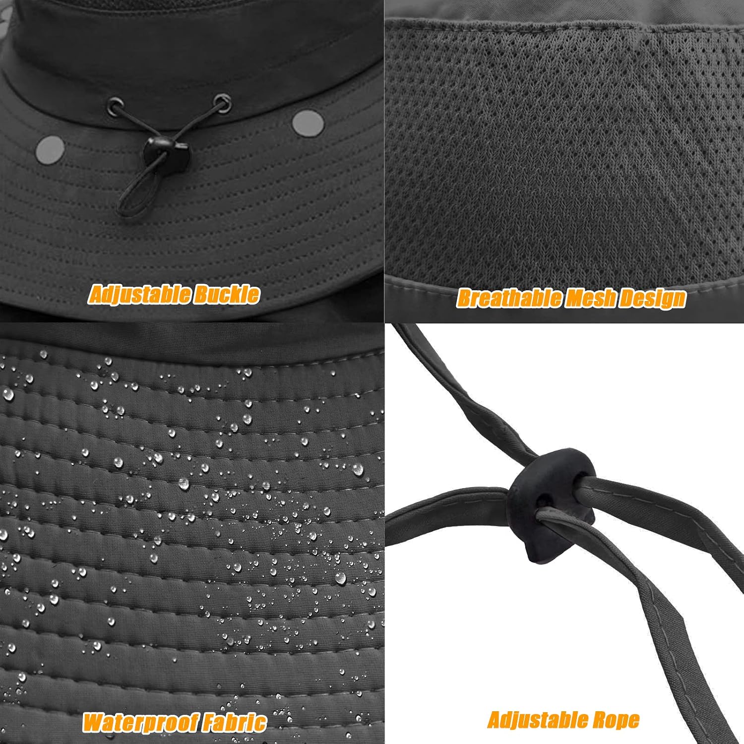 Fishing Hat for Men & Women, Sun Protection Hat with Face Cover & Neck Flap