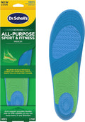 Dr. Scholl’s Sport Insoles, Superior Shock Absorption and Arch Support to Reduce Muscle Fatigue and Stress on Lower Body Joints for Men, Shoe Inserts Men Size 8-14