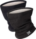 YANIKY Winter Neck Warmer, Wool Neck Gaiter Fleece Scarf, Windproof Face Cover Mask for Men Women