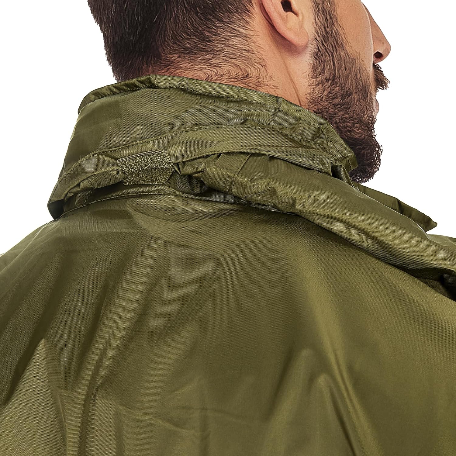 33,000ft Men's Packable Rain Jacket Lightweight Waterproof Golf Raincoat