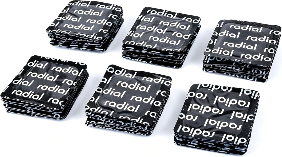 Professional Self-Vulcanizing Tire Repair Patches 96 pcs - Multi-Size (41mm to 57mm) Radial Tire Patch Kit for Cars/Trucks/Motorcycles, Heavy Duty, Heat